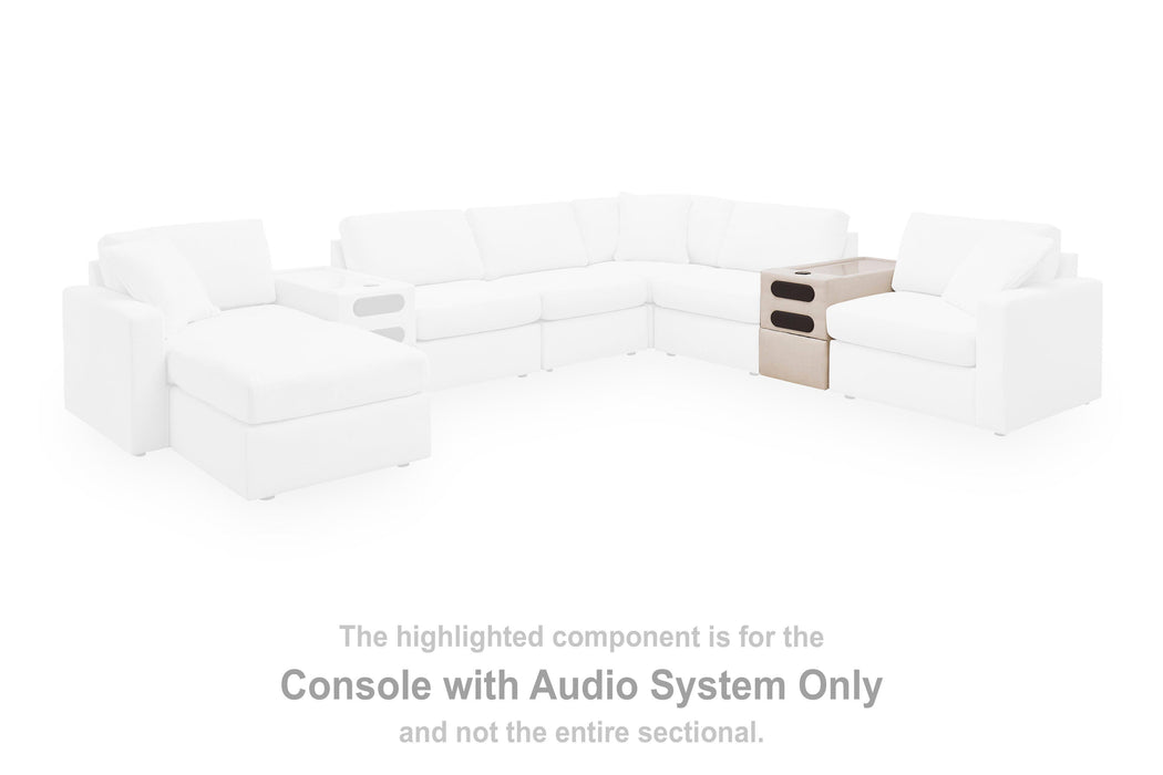 Modmax Balanced Sectional with Audio and Storage Consoles