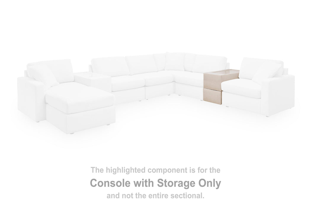 Modmax Balanced Sectional with Audio and Storage Consoles