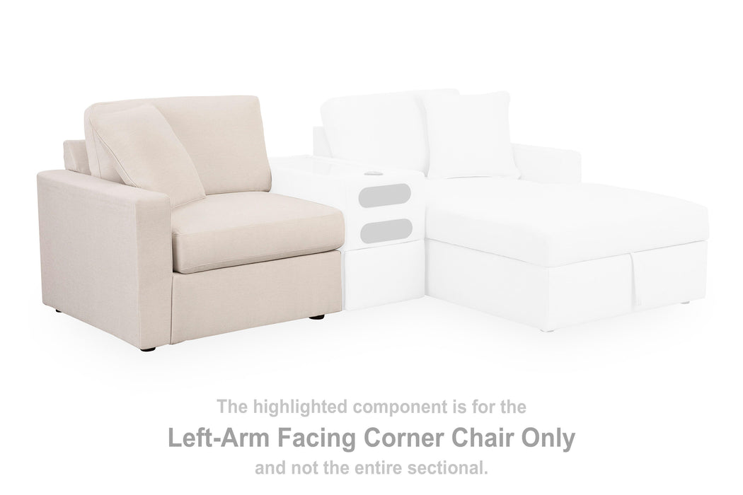 Modmax Balanced Sectional with Audio and Storage Consoles