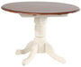 A-America British Isles 42" Dropleaf Dining Table in Merlot/Buttermilk image