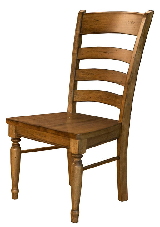 A-America Furniture Bennett Ladderback Side Chair in Smoky Quartz (Set of 2) image