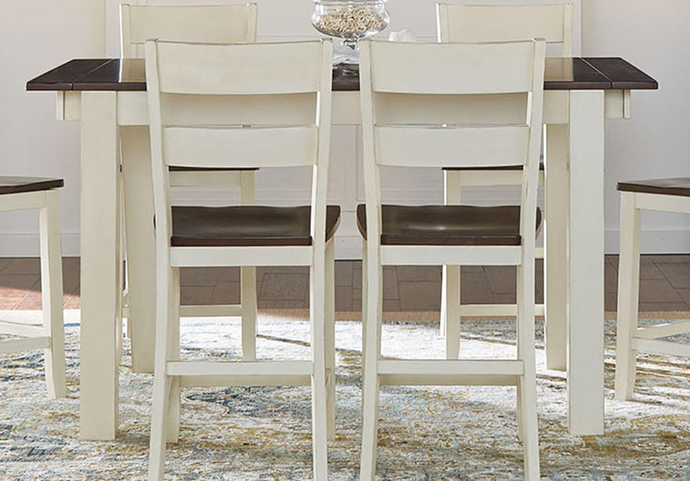A-America Furniture Mariposa Gathering Table in Coffee image