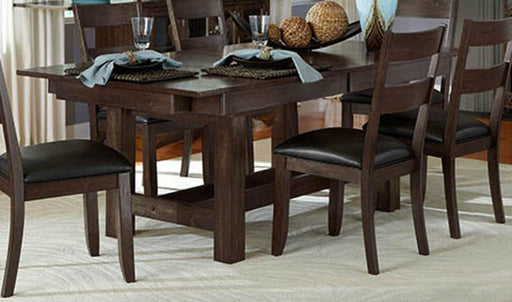 A-America Furniture Mariposa Gathering Table in Warm Grey image