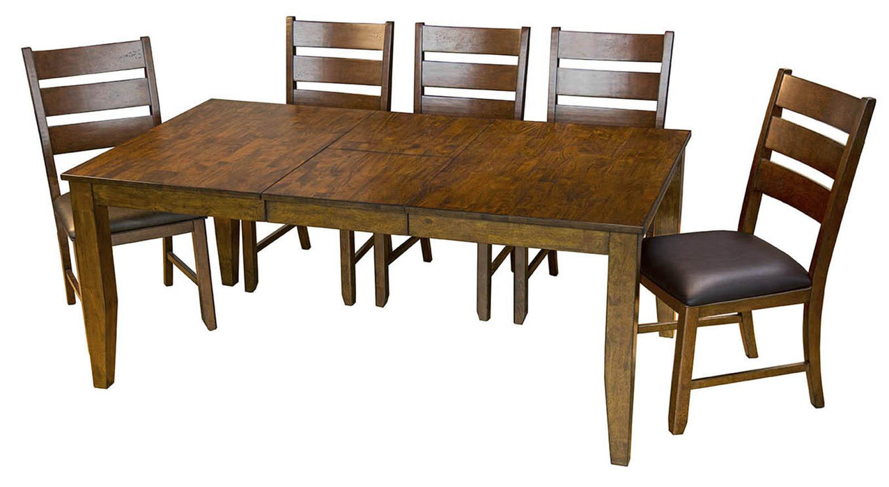 A-America Furniture Mason Rectangular Butterfly Table in Macciato