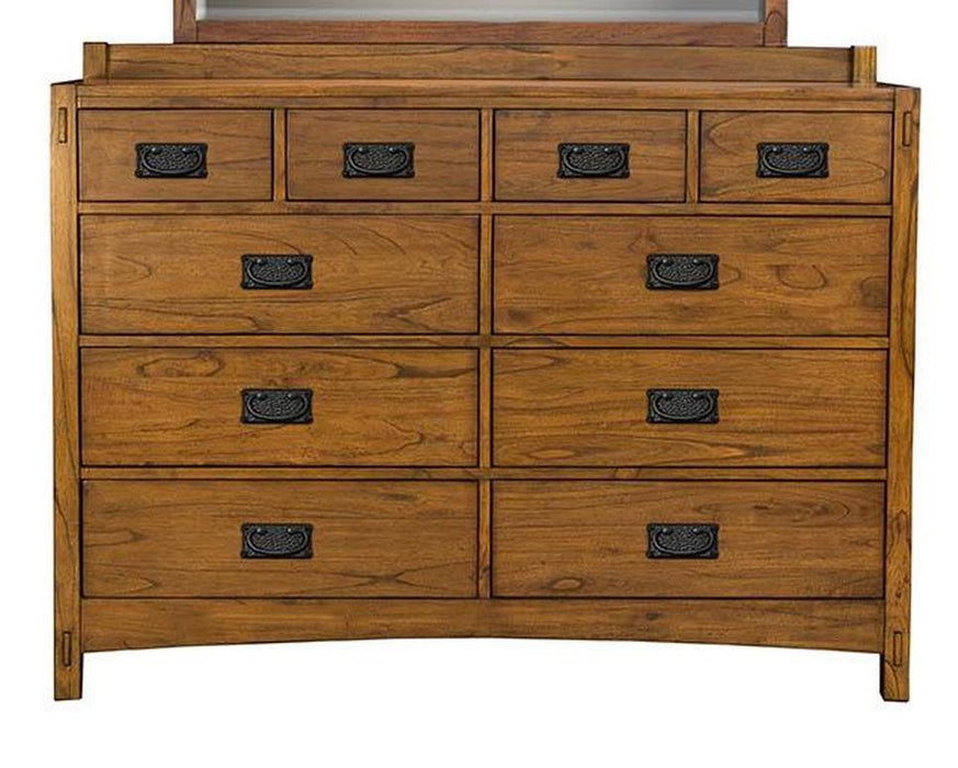 A-America Furniture Mission Hill Dresser in Harvest