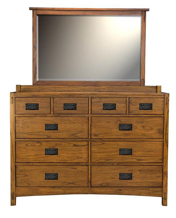 A-America Furniture Mission Hill Dresser in Harvest