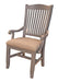 A-America Furniture Port Townsend Slatback Upholstered Arm Chair in Seaside Pine (Set of 2) image