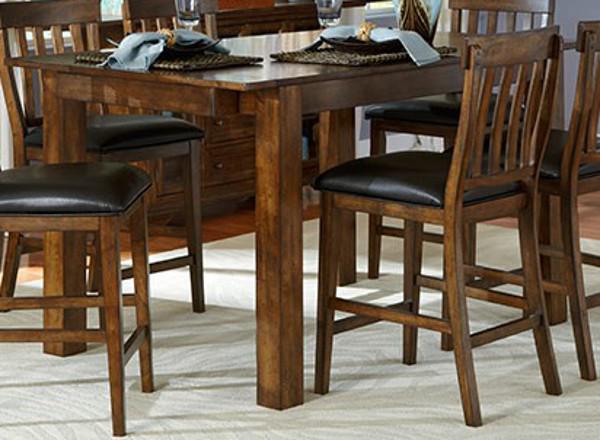 A-America Mariposa Tri- Gathering Table in Rustic Whiskey image