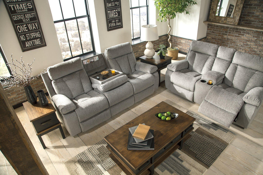 Mitchiner Reclining Loveseat with Console