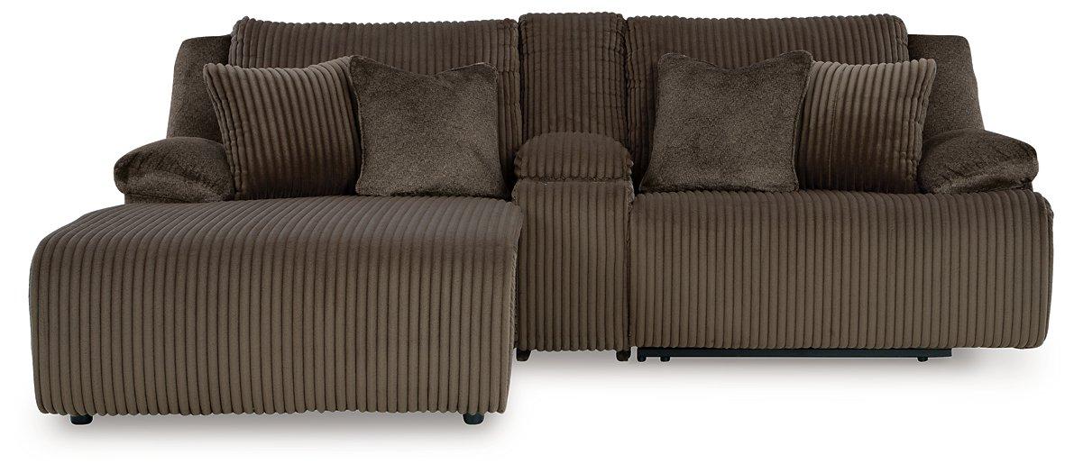 Top Tier Reclining Sectional Sofa with Chaise