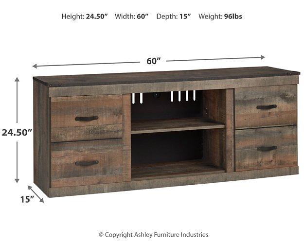 Trinell 3-Piece Entertainment Center with Electric Fireplace