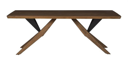 Coast to Coast Imports Clifton Dining Table in Light Brown Matte image