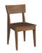 Coast to Coast Imports Clifton Side Chair in Light Brown Matte (Set of 2) image