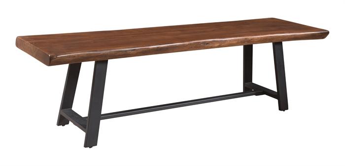 Coast to Coast Imports Highlander Dining Bench in Brown