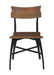 Coast to Coast Imports Parker Side Chair in Light Brown Matte (Set of 2) image
