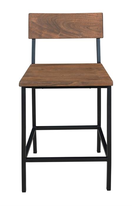 Coast to Coast Imports Sequoia Counter Height Chair in Honey Brown (Set of 2)