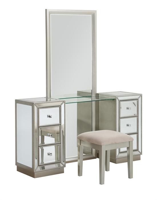Coast to Coast Imports Vanity Set in Elsinore Champagne