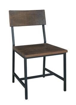 Coast to Coast Imports Woodbridge Dining Chair in Distressed Brown (Set of 2) image