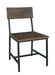 Coast to Coast Imports Woodbridge Dining Chair in Distressed Brown (Set of 2) image