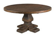 Coast to Coast Imports Woodbridge Round Dining Table in Distressed Brown 98211 image