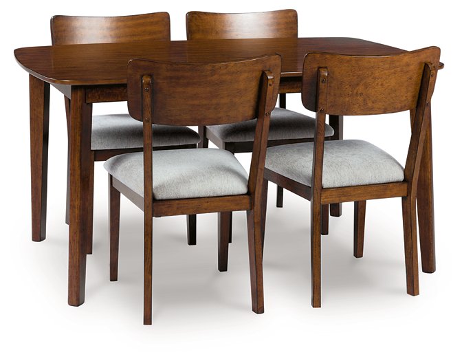 Tameride Dining Table and 4 Chairs (Set of 5)